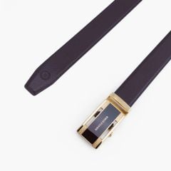 Thắt lưng da khoá tự động mặt trượt mạ chân không IP cao cấp bản 32mm - NDT-080