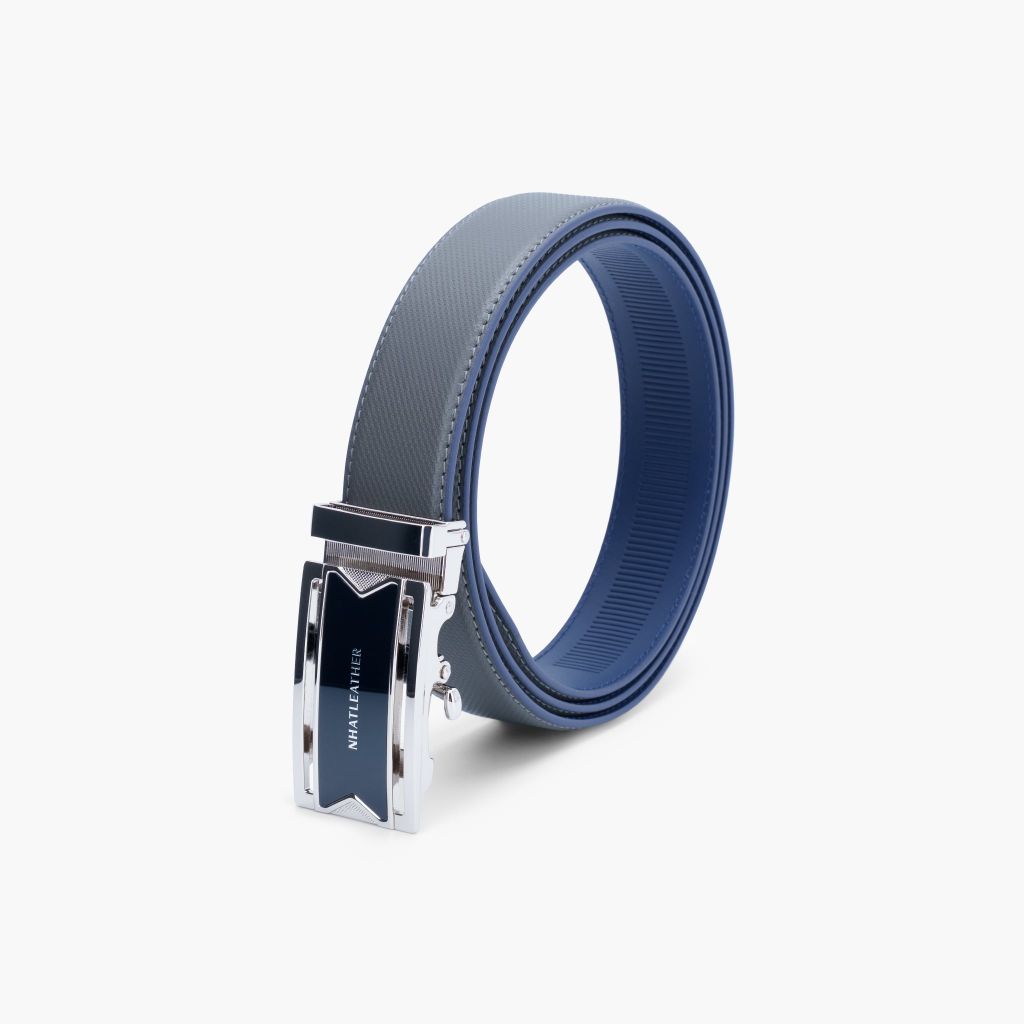 Thắt lưng da khoá tự động mặt trượt mạ chân không IP cao cấp bản 32mm - NDT-080