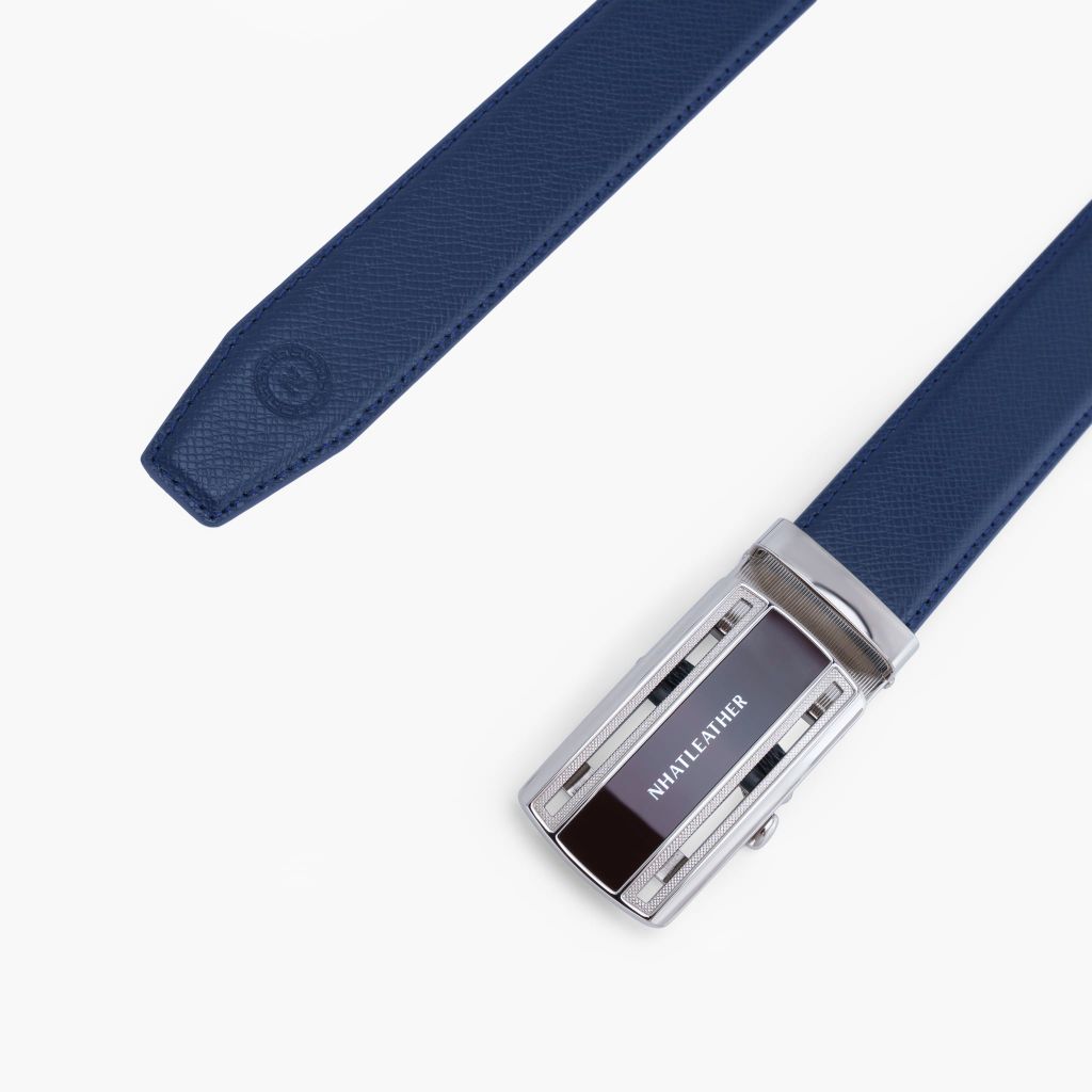 Thắt lưng da khoá tự động mặt trượt mạ chân không IP cao cấp bản 32mm - NDT-080