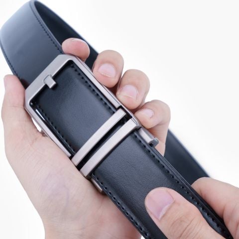 Thắt lưng nam Fix & Fit khóa tự động mặt trượt bản 35mm- điều chỉnh độ chặt ngay tại mặt dây - NDT-081