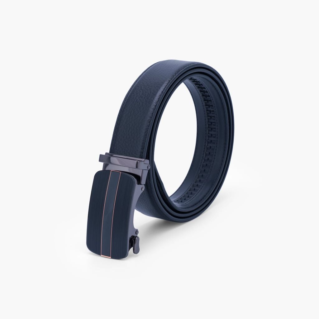 Thắt lưng nam khóa tự động, mặt chữ nhật hiện đại bản 35mm - NDT-082