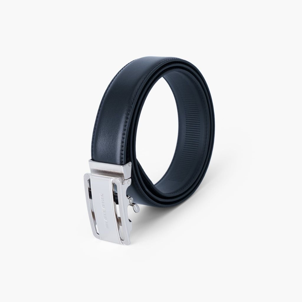 Thắt lưng nam da khóa tự động - Thắt lưng nam mặt trượt bản 32mm - NDT-083