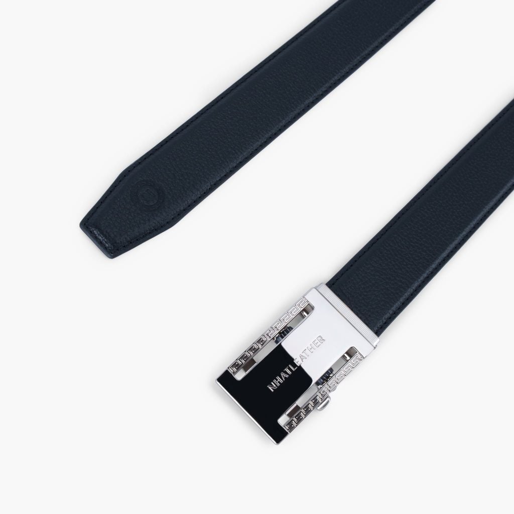 Thắt lưng nam da khóa tự động - Thắt lưng nam mặt trượt bản 32mm - NDT-083