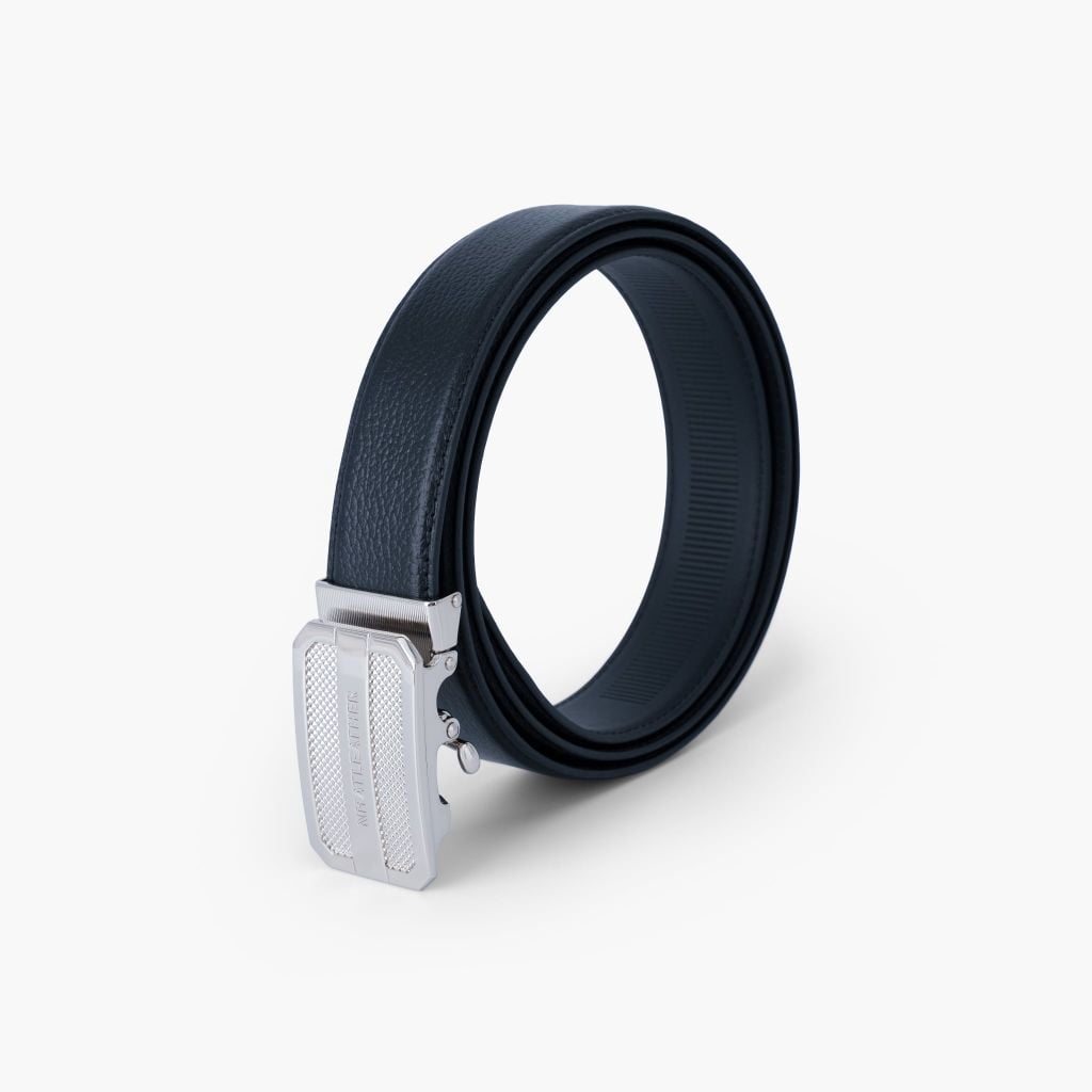 Thắt lưng nam da khóa tự động - Thắt lưng nam mặt trượt bản 32mm - NDT-083