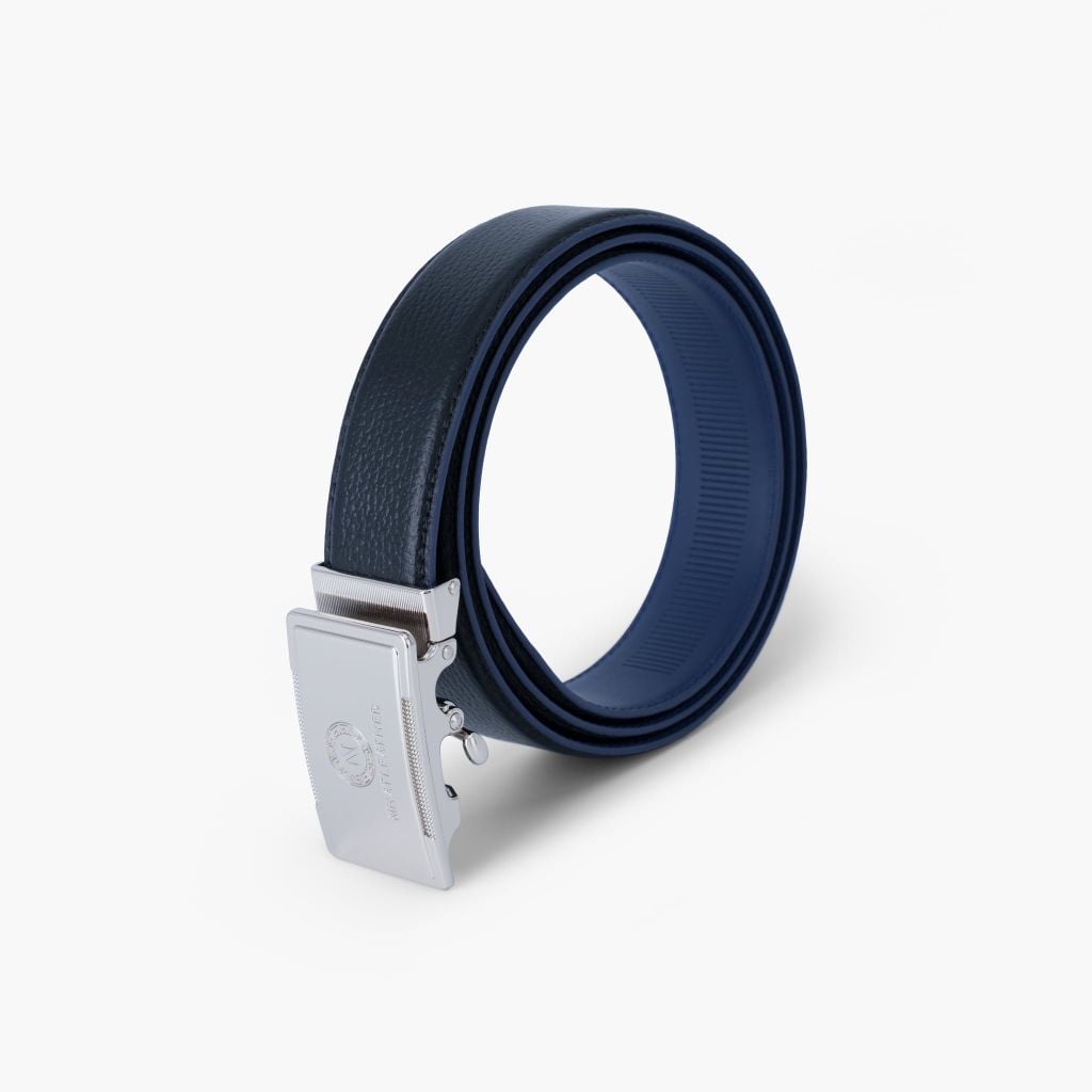Thắt lưng nam da khóa tự động - Thắt lưng nam mặt trượt bản 32mm - NDT-083