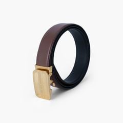 Thắt lưng nam da khóa tự động - Thắt lưng nam mặt trượt bản 32mm - NDT-083