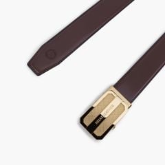 Thắt lưng nam da khóa tự động - Thắt lưng nam mặt trượt bản 32mm - NDT-083