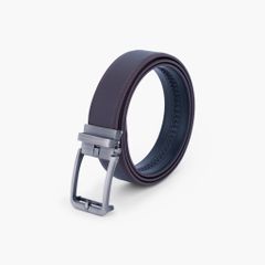 Thắt lưng da khoá tự động NHATLEATHER - Thắt lưng da bò mặt trượt - NDT-085