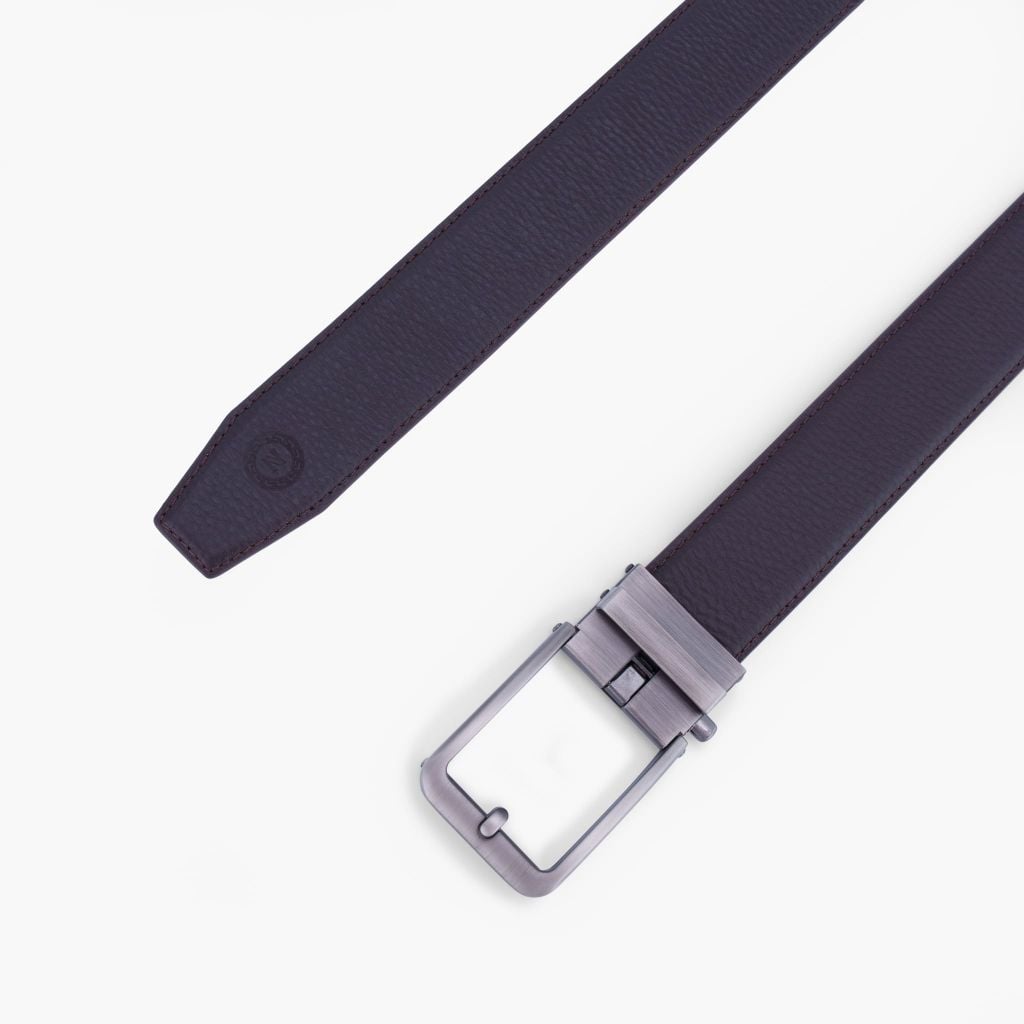 Thắt lưng da khoá tự động NHATLEATHER - Thắt lưng da bò mặt trượt - NDT-085