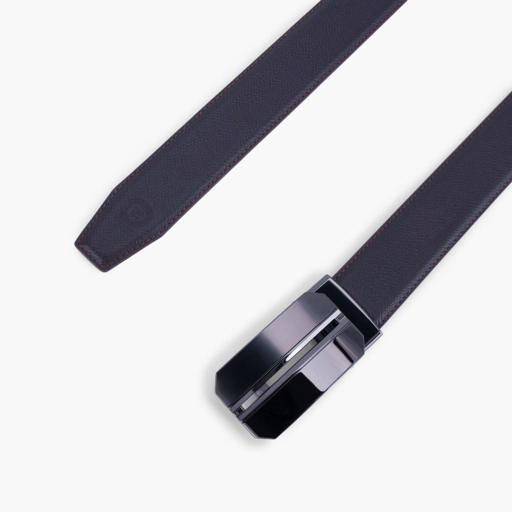 Thắt lưng nam da khóa tự động mặt trượt phong cách hiện đại bản 34mm - NDT-090