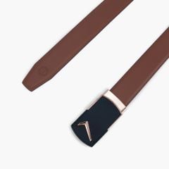 Thắt lưng nam da khóa tự động mặt trượt phong cách hiện đại bản 34mm - NDT-090