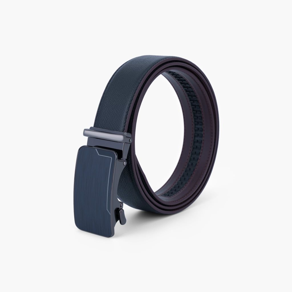 Thắt lưng nam da khóa tự động mặt trượt thanh lịch, tối giản bản 34mm - NDT-091