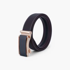Thắt lưng nam da khóa tự động mặt trượt thanh lịch, tối giản bản 34mm - NDT-091