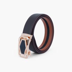 Thắt lưng nam da khóa tự động mặt trượt thanh lịch, tối giản bản 34mm - NDT-091