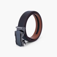 Thắt lưng nam da khóa tự động mặt trượt thanh lịch, tối giản bản 34mm - NDT-091