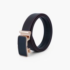 Thắt lưng nam da khóa tự động mặt trượt thanh lịch, tối giản bản 34mm - NDT-091