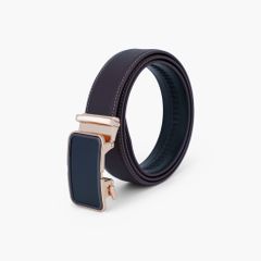 Thắt lưng nam da khóa tự động mặt trượt thanh lịch, tối giản bản 34mm - NDT-091