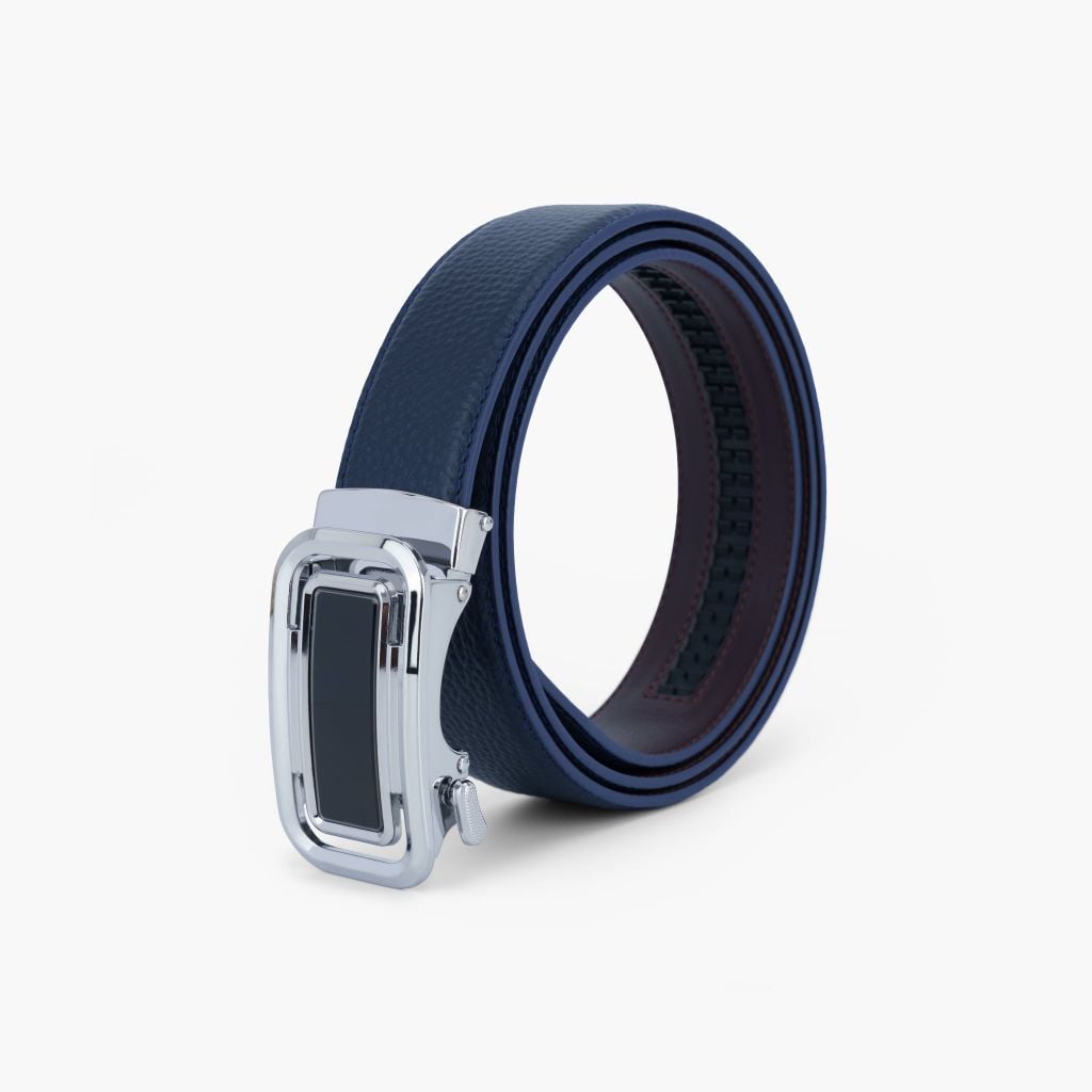 Thắt lưng nam da khóa tự động mặt trượt thanh lịch, tối giản bản 34mm - NDT-091