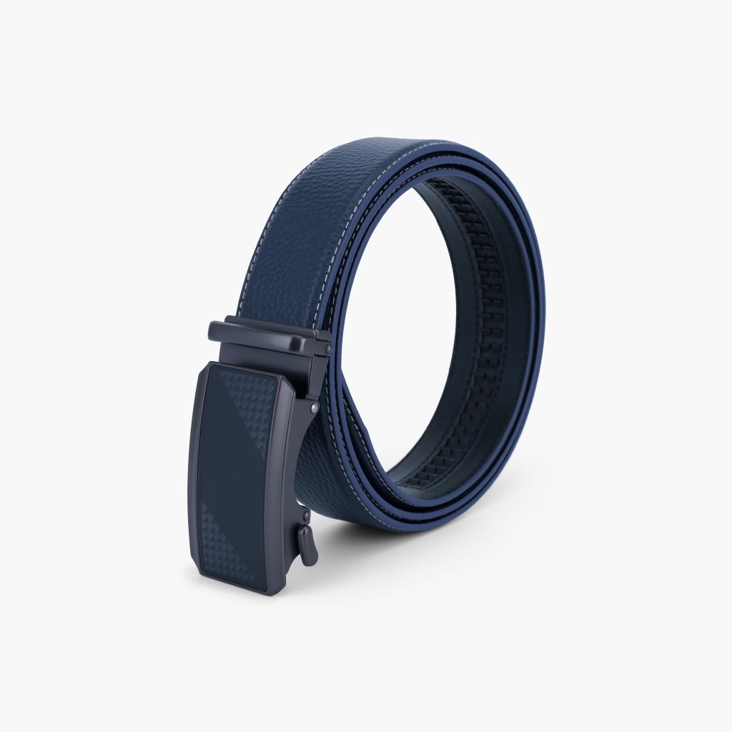 Thắt lưng nam da khóa tự động mặt trượt thanh lịch, tối giản bản 34mm - NDT-091