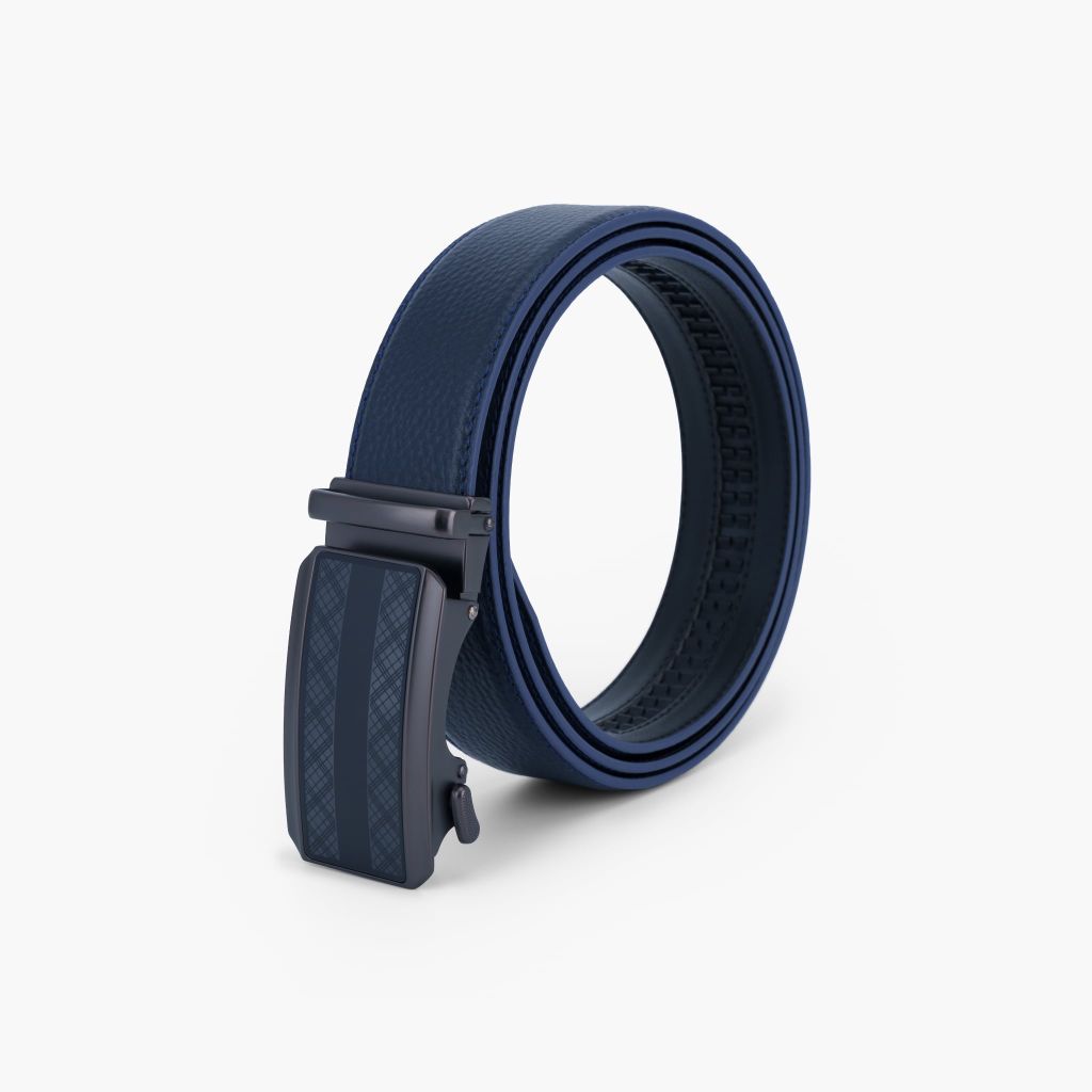 Thắt lưng nam da khóa tự động mặt trượt thanh lịch, tối giản bản 34mm - NDT-091