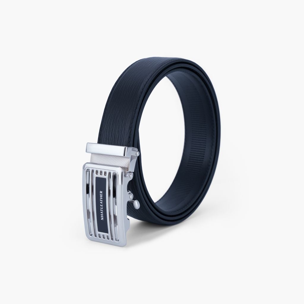 Thắt lưng nam da khóa tự động mặt trượt da lót Nappa bản 32mm - NDT-092