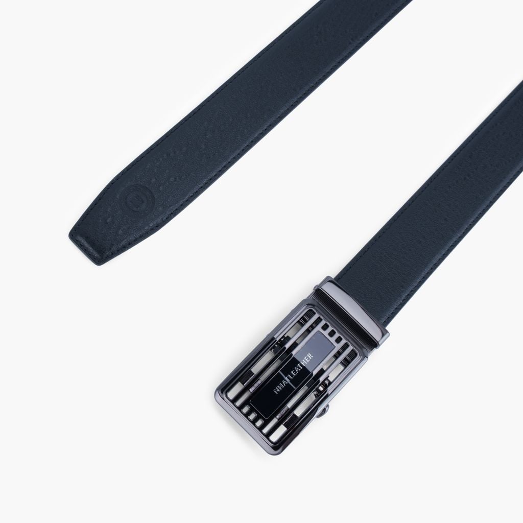 Thắt lưng nam da khóa tự động mặt trượt da lót Nappa bản 32mm - NDT-092