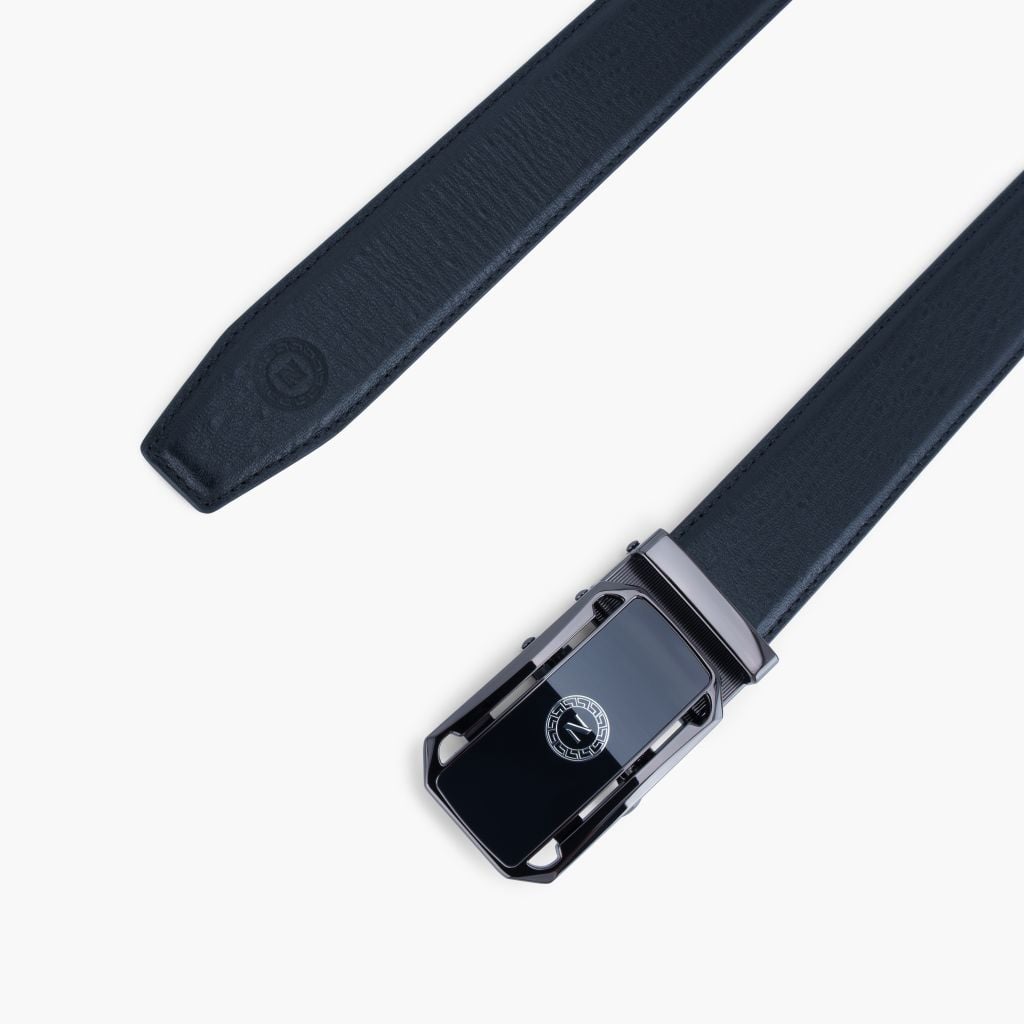 Thắt lưng nam da khóa tự động mặt trượt da lót Nappa bản 32mm - NDT-092