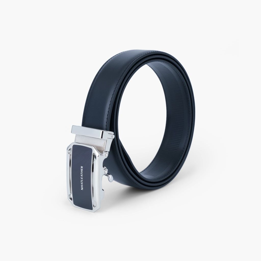 Thắt lưng nam da khóa tự động mặt trượt da lót Nappa bản 32mm - NDT-092