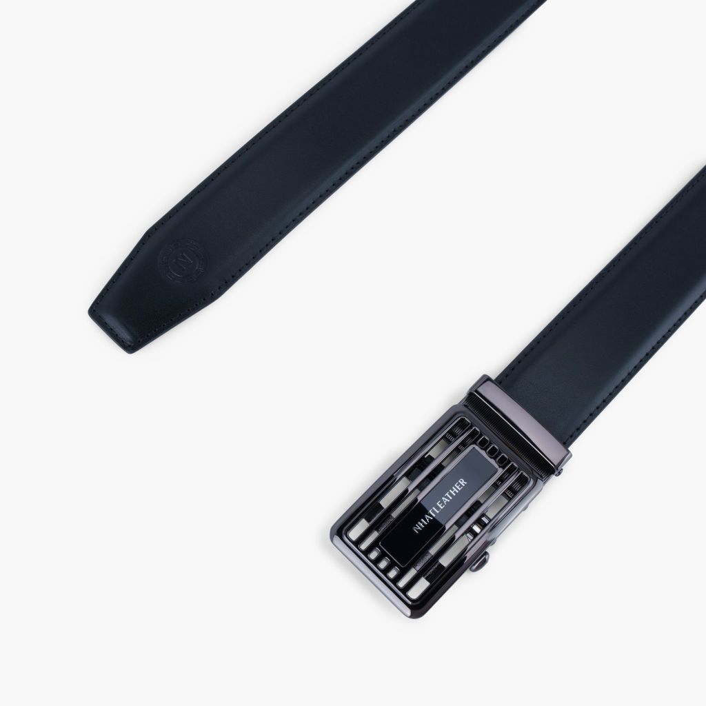 Thắt lưng nam da khóa tự động mặt trượt da lót Nappa bản 32mm - NDT-092