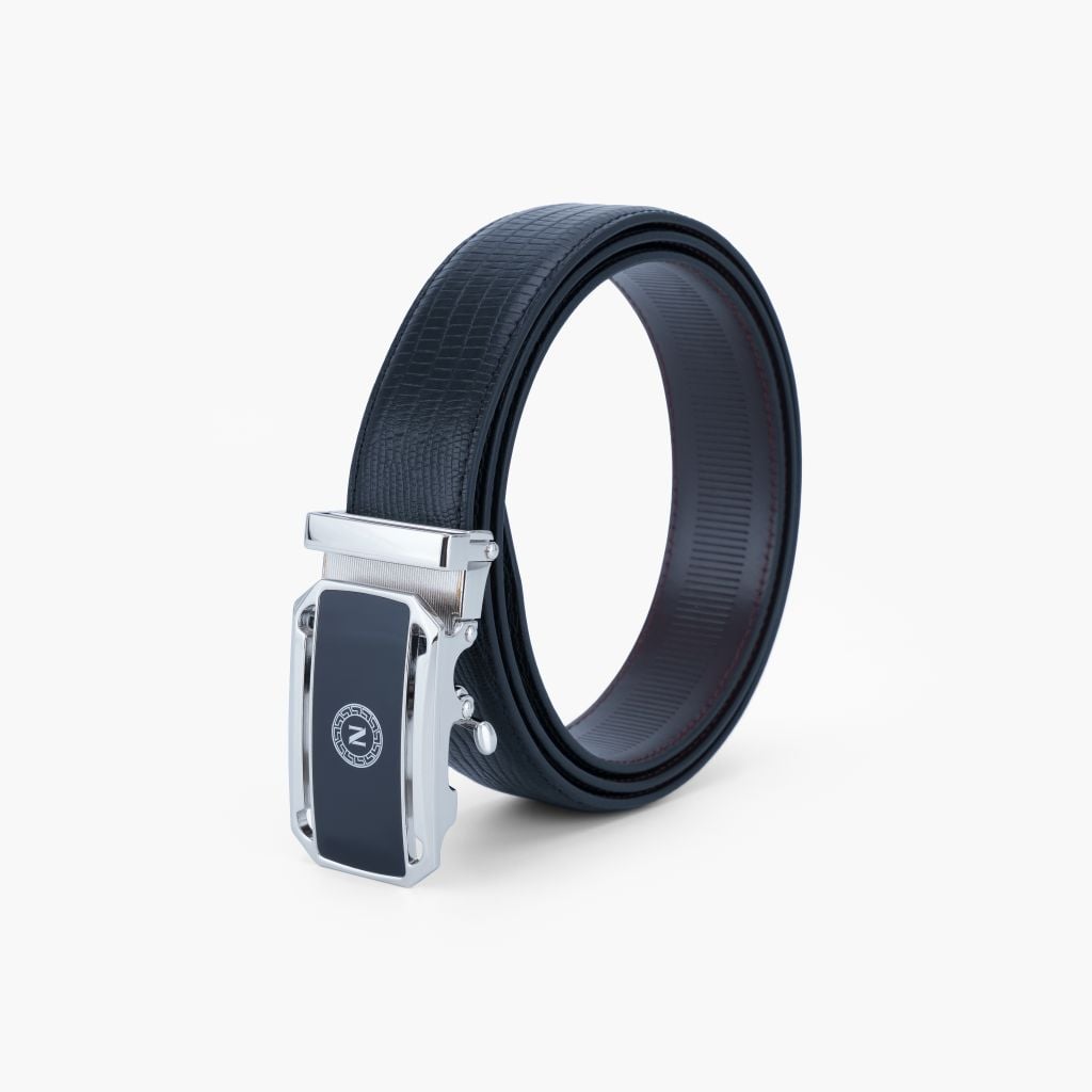 Thắt lưng nam da khóa tự động mặt trượt da lót Nappa bản 32mm - NDT-092