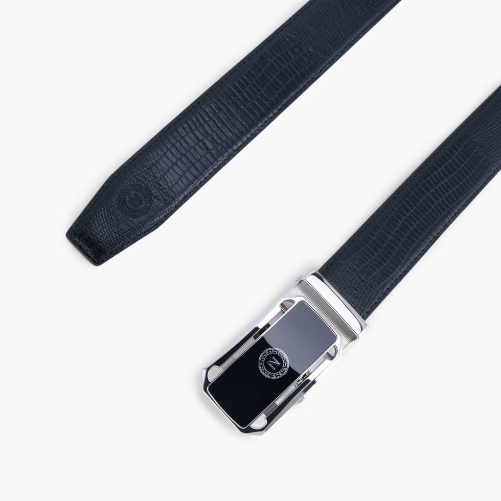 Thắt lưng nam da khóa tự động mặt trượt da lót Nappa bản 32mm - NDT-092