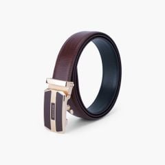 Thắt lưng nam da khóa tự động mặt trượt da lót Nappa bản 32mm - NDT-092