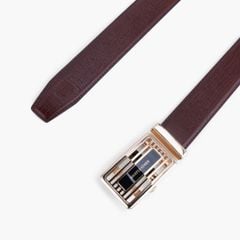 Thắt lưng nam da khóa tự động mặt trượt da lót Nappa bản 32mm - NDT-092