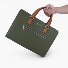 Cặp da tài liệu doanh nhân  NHATLEATHER - Cặp da công sở - Cặp khoá số bảo mật form cứng - NCC-026