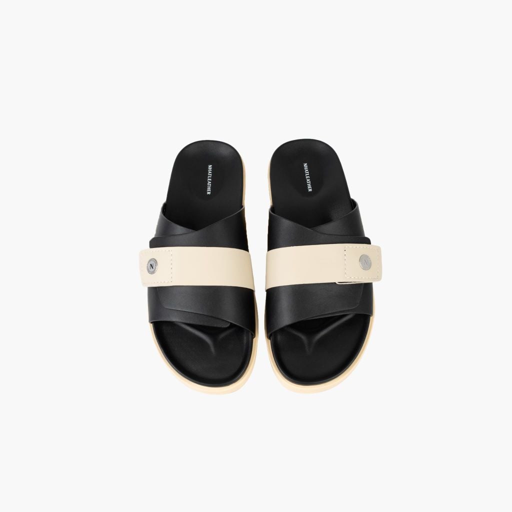 Dép da NHATLEATHER - Dép bản ngang - NS2Q-MD3