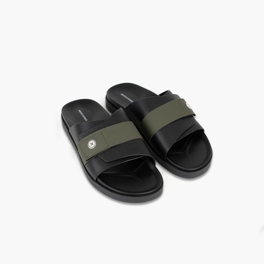 Dép da NHATLEATHER - Dép bản ngang - NS2Q-MD3