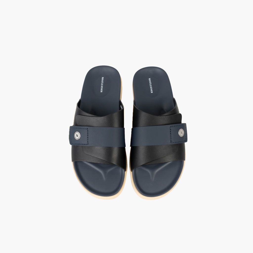 Dép da NHATLEATHER - Dép bản ngang - NS2Q-MD3