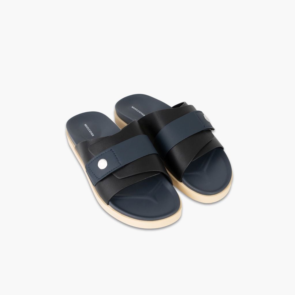Dép da NHATLEATHER - Dép bản ngang - NS2Q-MD3
