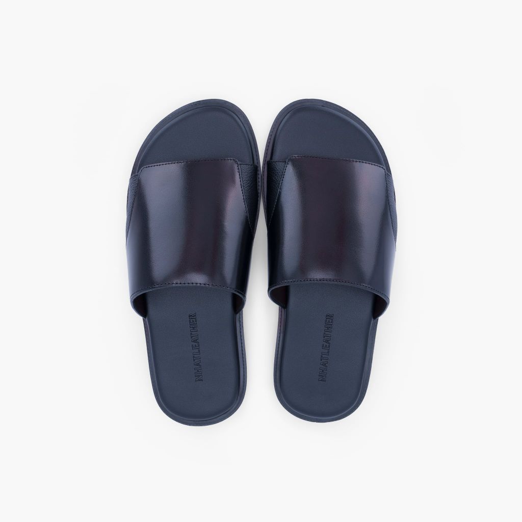 Dép da quai ngang NHATLEATHER - NSD-DPH