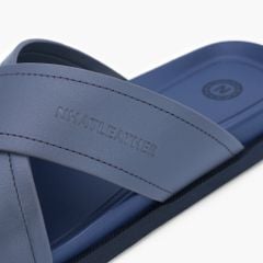 Dép da 2 quai chéo NHATLEATHER - Dép quai chéo da bò - NSQC-DPDR
