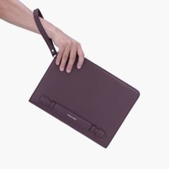 Túi da cầm tay đựng iPad, tài liệu NHATLEATHER - Bóp cầm tay - Clutch cầm tay da - NVB-068
