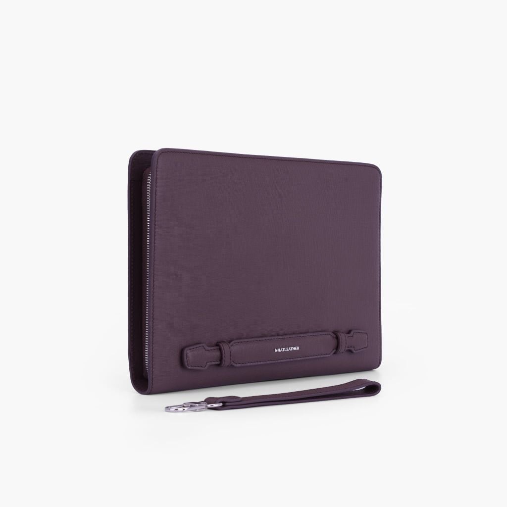Túi da cầm tay đựng iPad, tài liệu NHATLEATHER - Bóp cầm tay - Clutch cầm tay da - NVB-068