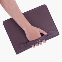 Túi da cầm tay đựng iPad, tài liệu NHATLEATHER - Bóp cầm tay - Clutch cầm tay da - NVB-068