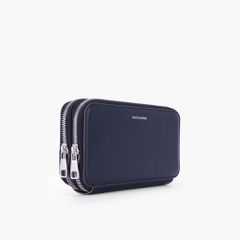 Túi da cầm tay 2 ngăn NHATLEATHER - Bóp cầm tay dáng dài - Clutch cầm tay da Rugato cao cấp - NVB-073