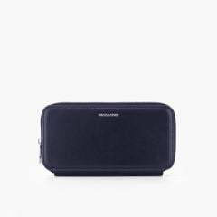 Túi da cầm tay 2 ngăn NHATLEATHER - Bóp cầm tay dáng dài - Clutch cầm tay da Rugato cao cấp - NVB-073