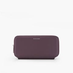 Túi da cầm tay 2 ngăn NHATLEATHER - Bóp cầm tay dáng dài - Clutch cầm tay da Rugato cao cấp - NVB-073