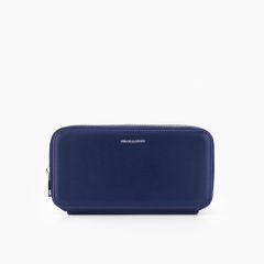 Túi da cầm tay 2 ngăn NHATLEATHER - Bóp cầm tay dáng dài - Clutch cầm tay da Rugato cao cấp - NVB-073