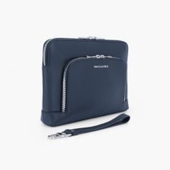 Túi da cầm tay NhATLEATHER - Clutch cầm tay - Bóp da nam nữ khoá kéo - NVB-076