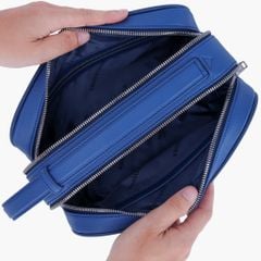 TÚI DA CẦM TAY NAM - BÓP DA DÁNG GOLF CÓ KHÓA SỐ BẢO MẬT NVB-082