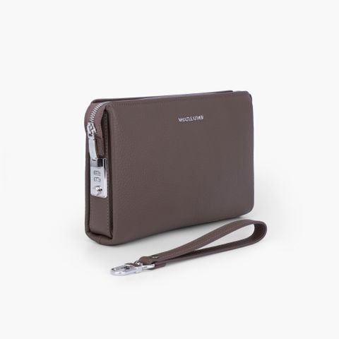 TÚI DA CẦM TAY - CLUTCH CẦM TAY - BÓP TAY DOANH NHÂN KHÓA SỐ BẢO MẬT NVB-084